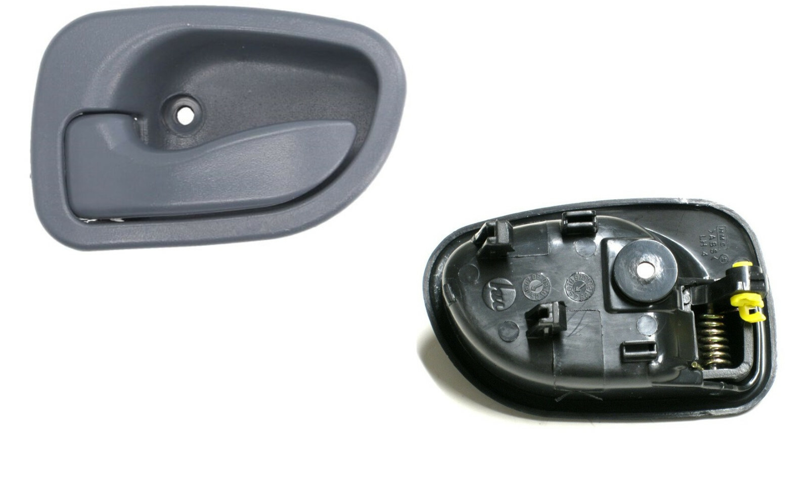 Poignée de porte intérieure gauche grise pour réparer l'ouverture Hyundai Accent Atos