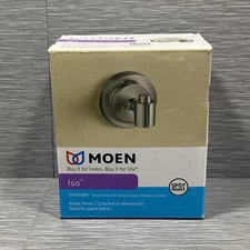 Moen Iso Robe Hook in Spot Resistant Brushed Nickel - DN0703BN