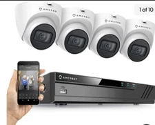 Amcrest 8mp 8ch  PoE Network Video Recorder. 4 Cameras