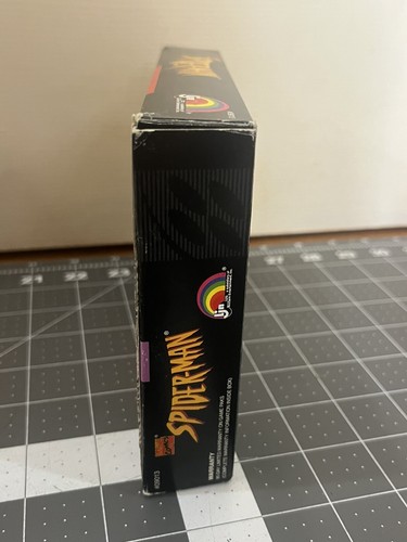 Spider-Man (SNES) Super Nintendo. CIB, manual, insert, box. - Picture 6 of 8