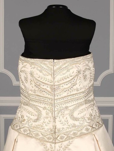 Casablanca Bridal 1859 Aline Champagne Beaded Satin Ballgown Wedding Dress 30 - 第 9/11 張圖片