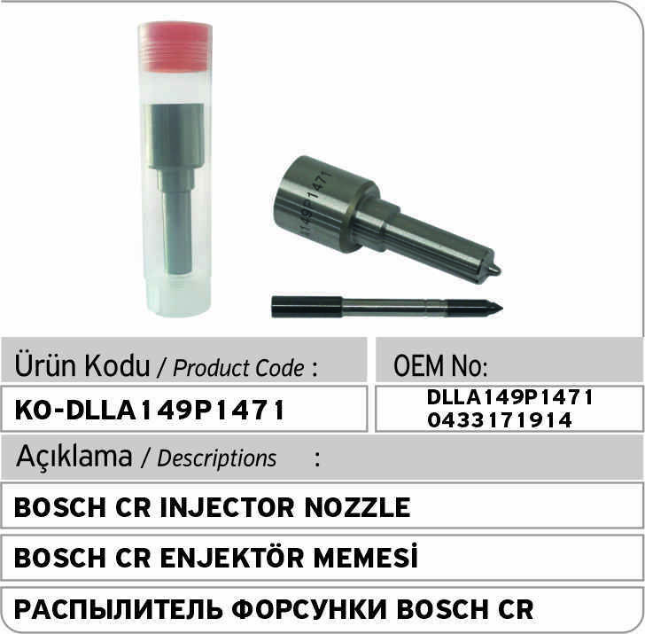 DLLA149P1471 Bosch Common Rail Injector Nozzle 0433171914 | eBay 
