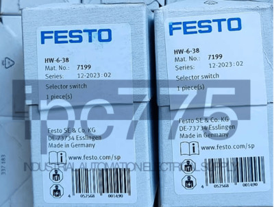 1PCS NEW BRAND FESTO HW-6-38 HW638 Control valve selection switch