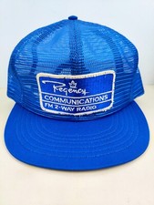 Vintage USA MADE Regency Communication FM 2 Way Radio Patch Trucker Hat Snapback