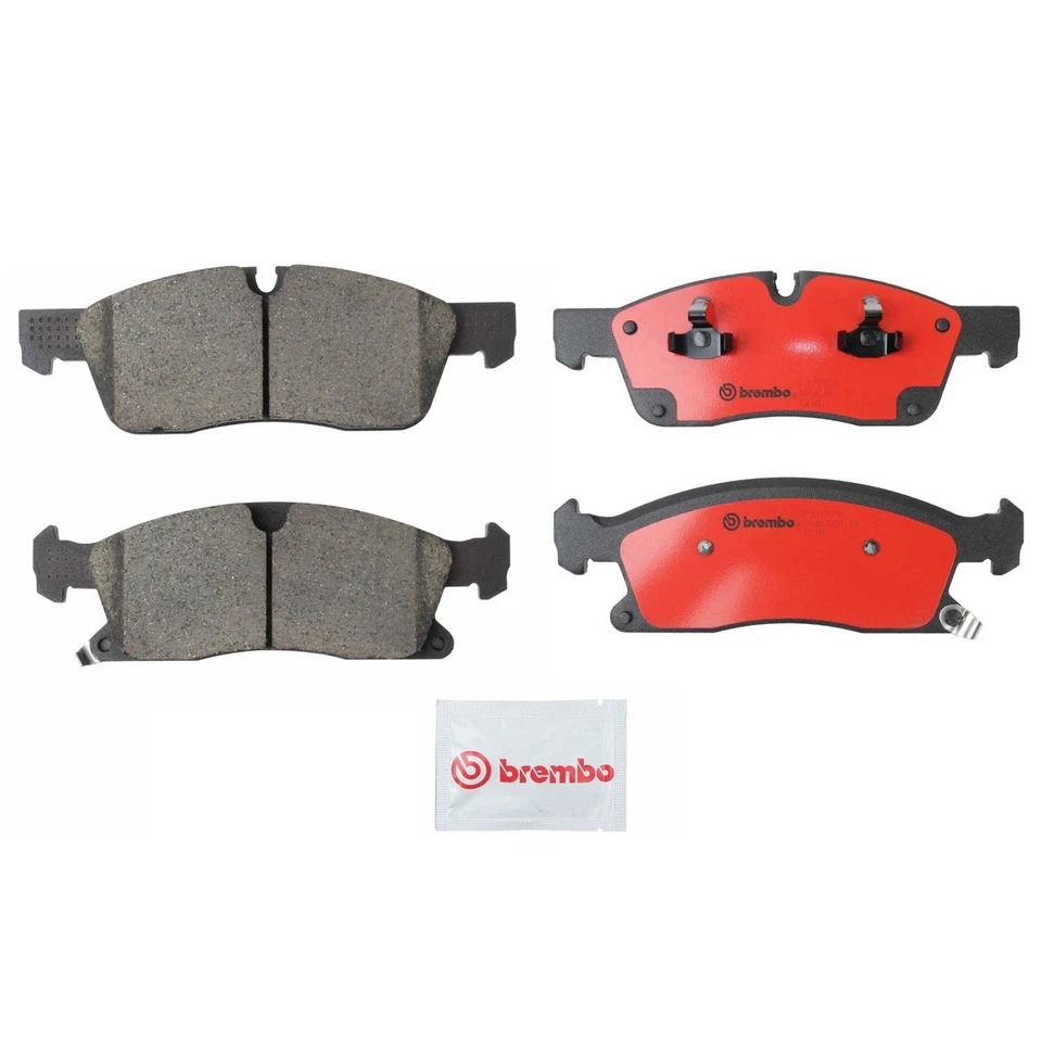 Conjunto de pastilhas de freio a disco dianteiro de cerâmica Brembo para Dodge Durango Jeep Grand Cherokee - Imagem 4 de 4