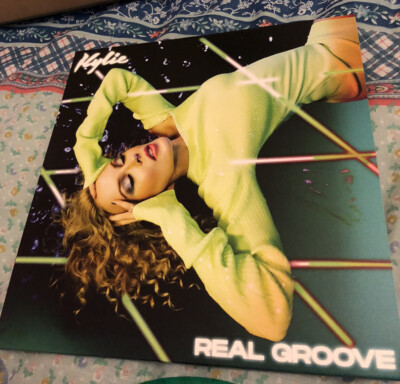 Kylie Minogue 7'' Singles Real Groove' (grünes Vinyl) selten