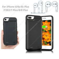 External Battery Charger Case Power Bank Charging Cover For iPhone 8 7 6sPlus SE
