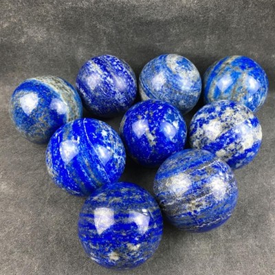 Natürliche 20 mm Blau Lapislazuli Kristall Quarz Kugel Heilung T4Q1 1* M1X8
