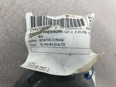 #ad NEW NO BOX SOR 2 25 PSI PRESSURE SWITCH 4L K4 S1 C1A TT $300.00