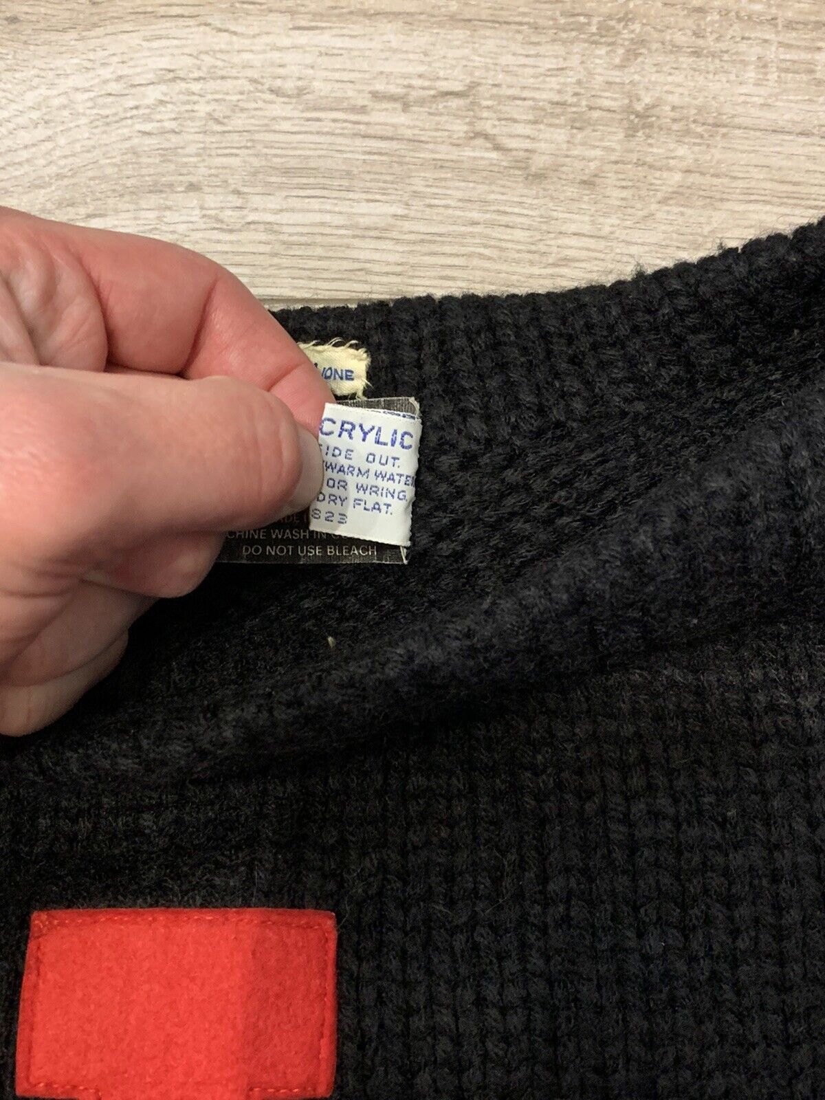 vintage 1970’s Knit Varsity Sweater Hardin Knitwe… - image 4