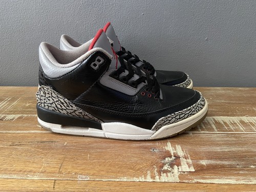 jordan 3 black cement size 8