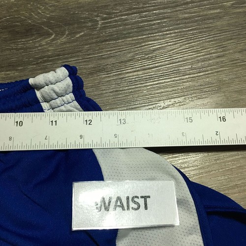 Reebook Running Shorts Women M Blue Stretch Polyester Stretch Pull On - Picture 10 of 12