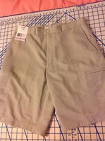 Links Edition Men's Performance Golf Shorts Caviar Tan Size 32 Links Edition Men's Performance Golf Shorts Caviar Tan Size 32