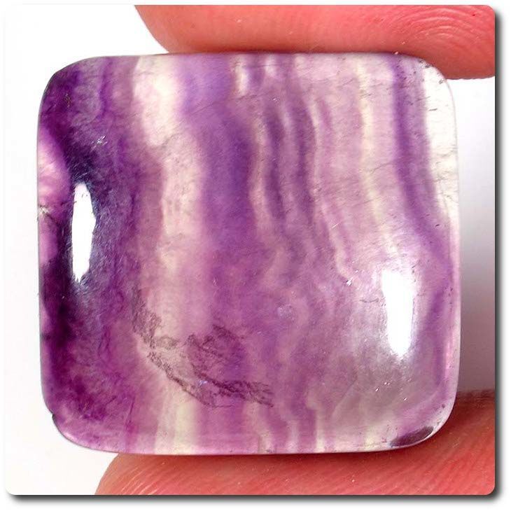 Fluorine blanc violet d'Afghanistan de 29.27 cts, un trésor de sérénité