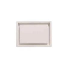 Framed Wall Vent Luxe 10 in. W. x 14 in. - White