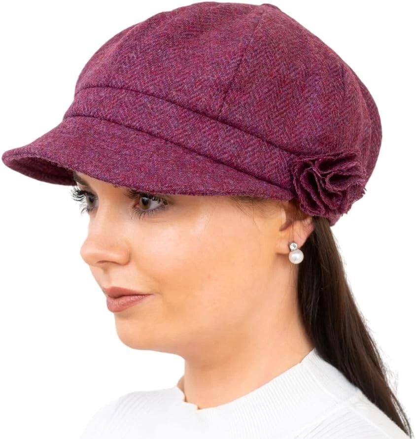 Tweed Purple Hats for Women for sale | eBay display picture 3