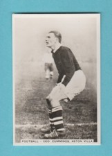 FOOTBALL - PATTREIOUEX - RARE FOOTBALLER CARD - CUMMINGS OF ASTON VILLA - 1935