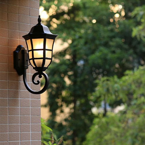 Outdoor Wall Lights Black Wall Lighting Bar Outside Wall Sconce Garden Wall Lamp - Picture 9 of 10