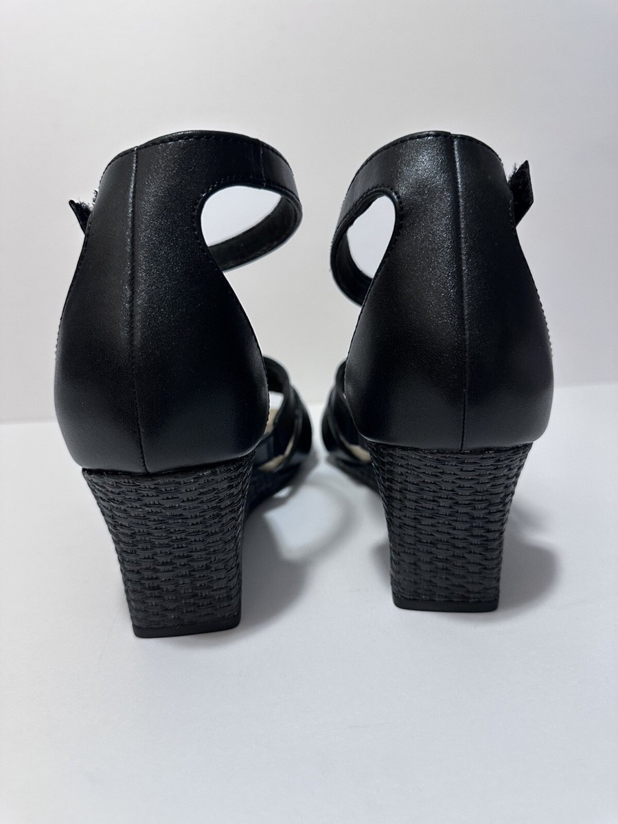 Sandals Womens Dressy Clarks Women's Kyarra Joy Ankle-Strap Woven