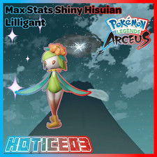 Pokemon Legends: Arceus Shiny Hisuian Lilligant Max Stats