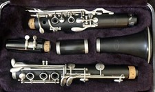 Quality Vintage Ridenour 147 Clarinet bb Hard Case Woodwind Music Instrument