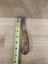 Vintage Hawkbill Pocket Knife Pruning Antique Patina Original 