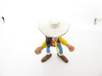 Figurine Schleich Lucky Luke Et Les Dalton - Morris - Vintage 1984 - Hauteur 6,5 Cm - Occasion