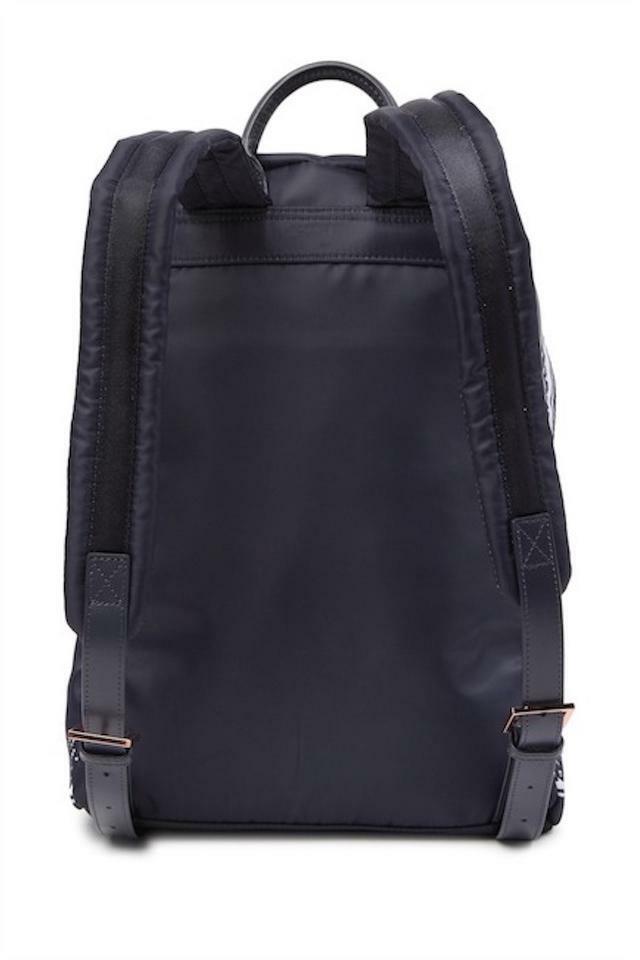 TED BAKER London Floral Nylon Backpack Midnight Navy Dark Blue Rose Gold Tone Ted Baker, Kayleey Gardenia Floral Nylon Backpack, Midnight  main image 3
