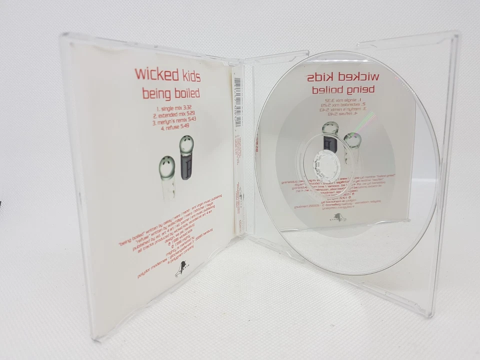 Wicked Kids Being boiled Maxi CD 1996 Single Mix Extended Refuse Polygram Musik - Bild 4 von 4