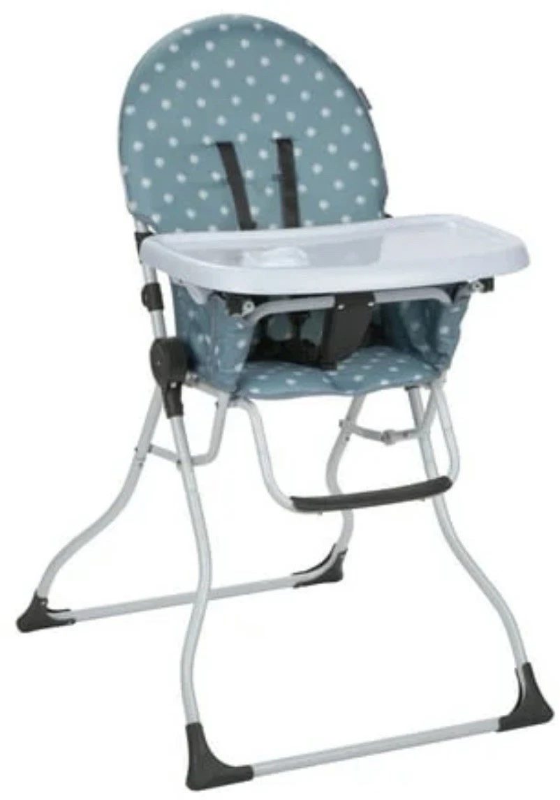 BABIDEAL DINAH PORTABLE HIGHCHAIR FOR TODDLERS, BLUE DOT *DISTRESSED PKG