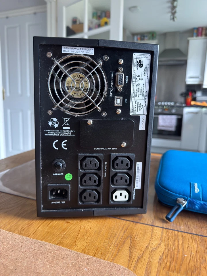 RIELLO UPS Vision VST 1500 1500VA UPS Uninterruptible Power Supply Surge Protect - Image 2 of 4