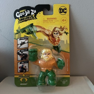 Heroes of Goo Jit Zu Minis DC Aquaman Hero Pack Figure Stretchy Toys