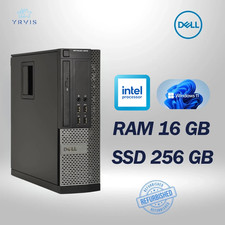 PC DESKTOP DELL 9020 SFF INTEL RAM 16GB SSD256GB WIN 11 PRO RICONDIZIONATO