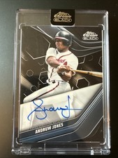 2023 Topps Black Chrome Andre Jones Auto