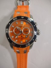Invicta "Master of the Oceans" 6980 Pro Diver Mens Watch Orange Face/Band