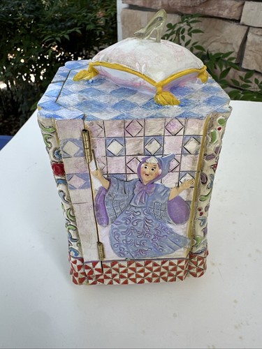 Disney Traditions Jim Shore Treasures Fit For A Princess Cinderella Jewelry Box - Picture 7 of 10