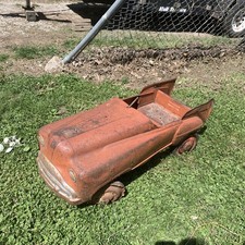 Vintage Sad Face Peddle Car As Is Restoration