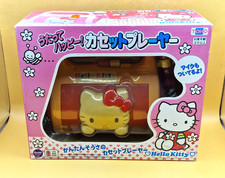 Hello Kitty Cassette Player w/ Microphone Pink 1990s Japan Boxed Sanrio