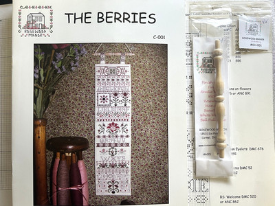 Rosewood Manor- The Berries Chart, Charm & Bell Pull Rod