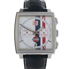 Orologio Uomo TAG Heuer Gulf Monaco Vintage CW2118 Edizione Limitata 38mm Bianco