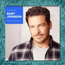 Bart Johnson 2026 Wall Calendar, 12-Month Celebrity Calendar Fan Gift