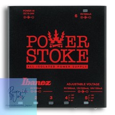 Ibanez PWRS6 Power Supply with Voltage Output Function 6-Port DC Cable