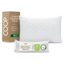 Coop Home Goods Queen Adjustable Memory Foam Pillow - Medium-Firm Support