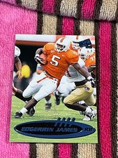 1999 PRESS PASS BLUE RC #6 EDGERRIN JAMES COLTS H.O.F. NMMT FOOTBALL ROOKIE CARD. rookie card picture