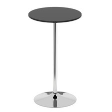 Tavolo Bar Rotondo 60cm Bancone Bistrot Pub Tavoli con Tavolo Fisso Gamba Argento