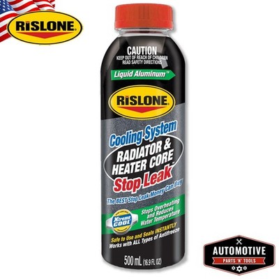 Rislone Liquid Aluminium Cooling System Radiator Stop Leak Seal Gasket Core Plug