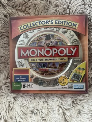 Monopoly Here & Now: The World Edition Collectors Edition NIB Sealed 2008