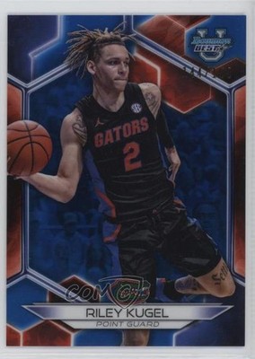 2023-24 Bowman U Best Blue Refractor 144/150 Riley Kugel #18 16mi