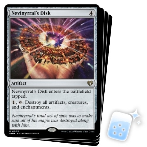 NEVINYRRAL'S DISK (COMMANDER DECK) X4 Commander Masters Magic MTG MINT CARD - Picture 1 of 1