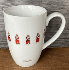 Lindt Porzellan Weihnachts Tasse kleine Weihnachtsmänner umlaufend